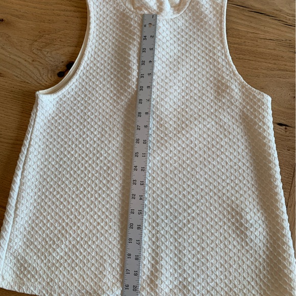 Eri and Ali Overture Textured Ivory Women’s Button Back Sleeveless Top M Prelov - Picture 8 of 8